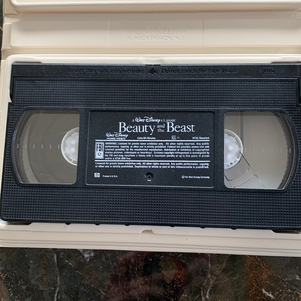 Disney Beauty and the Beast Classic VHS